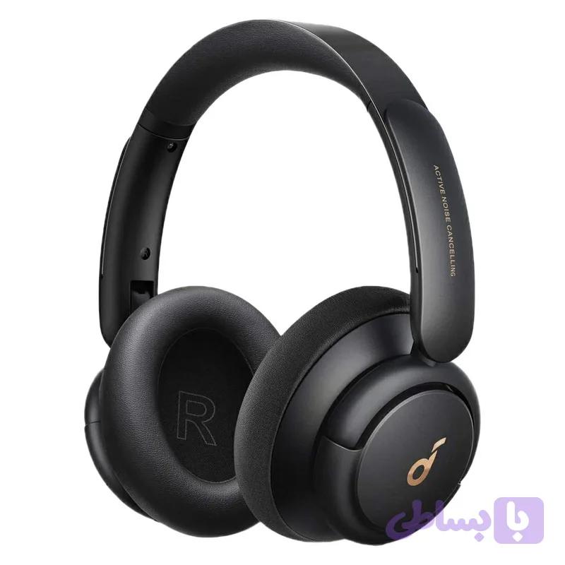 هدفون بلوتوثی انکر مدل SoundCore Life Q30 با نویز کنسلینگ فعال (ANC)، درگاه شارژ USB Type-C، دارای میکروفون دوگانه با حذف نویز، مجهز به فناوری Hi-Res Audio، دارای حالت Transparency برای شنیدن صدای محیط — تصویر 1