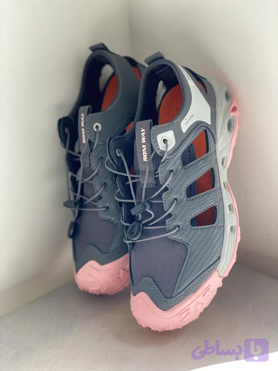 صندل اسپرت آی رانر طوسی صورتی | I_Runner Sport Sandal Gray Pink — تصویر 1