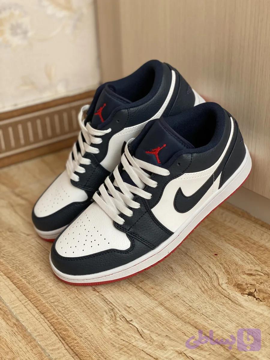 کتونی جردن سفید سرمه‌ای(jordan white Navy) — تصویر 1