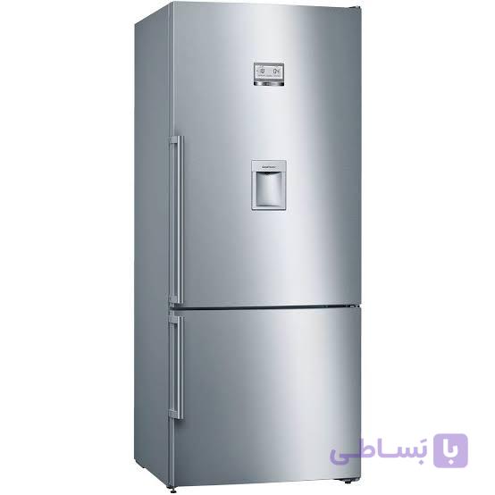 یخچال فریزر بالا پایین بوش مدل KGD76 نقره ای — تصویر 1