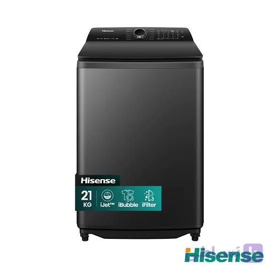 ماشین لباسشویی درب از بالا هایسنس WT512123DB — تصویر 1