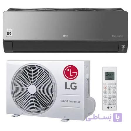 کولر گازی ال جی 26000 آرت کول مشکی آینه‌ای