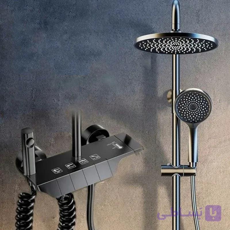 دوش حمام پیانویی سیتی مارکت با استیل ضد زنگ — تصویر 1