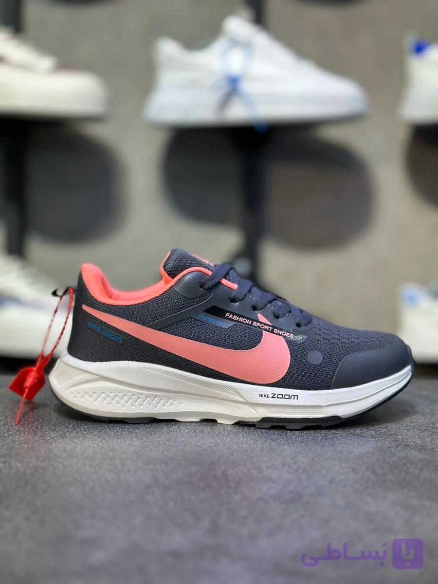 کتونی نایک زوم زنانه خاکستری Nike zoom