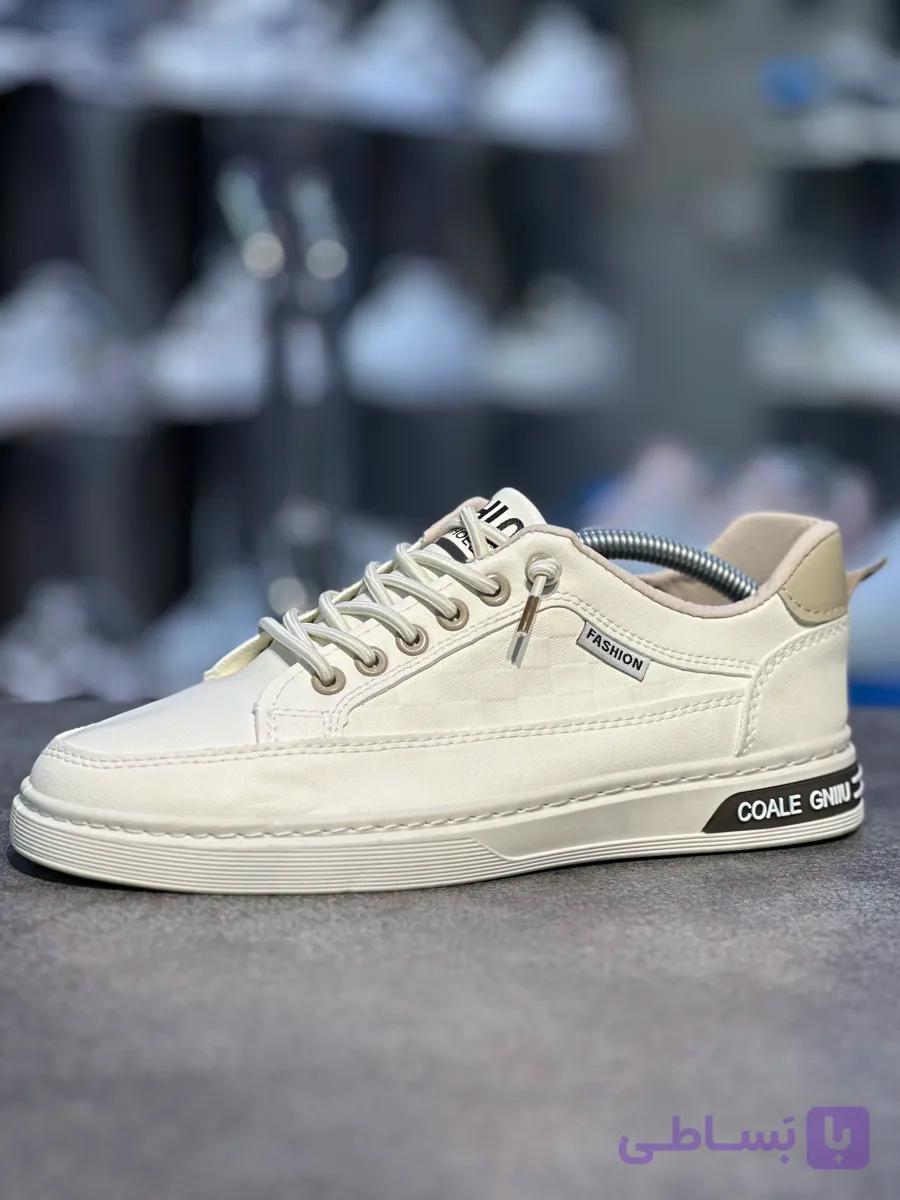 کفش مردانه سفید vans لژدار نرم