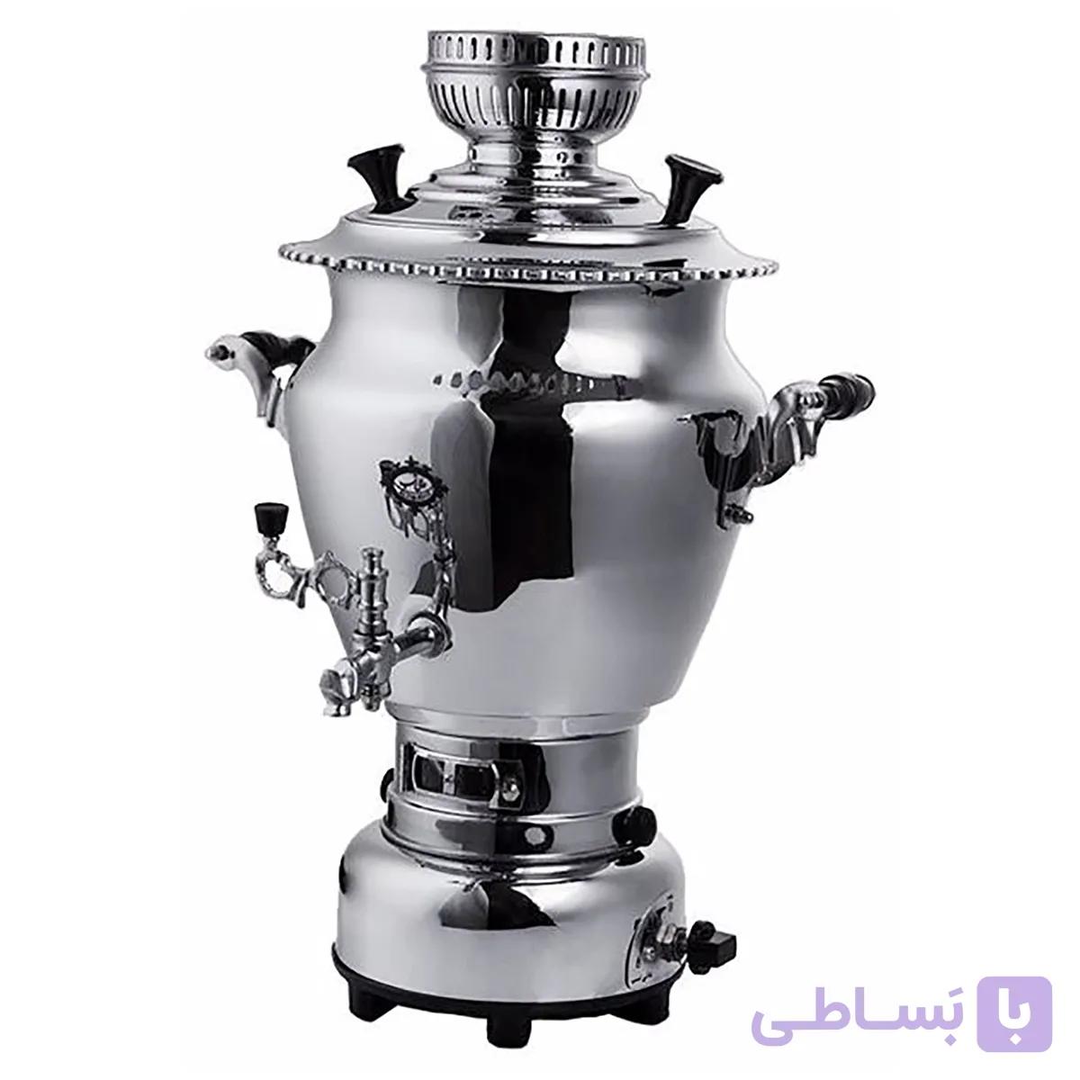 سماور گازی اتوماتیک عالی نسب مدل ترنج 6 لیتری | ارتفاع 48 سانتی‌متر