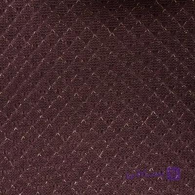 پارچه بافت لمه دار رنگ زرشکی کد 1372 — تصویر 1