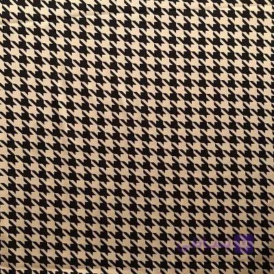 پارچه ساتن سیلک وارداتی طرح پیردوپل کرم کد 2220 — تصویر 1