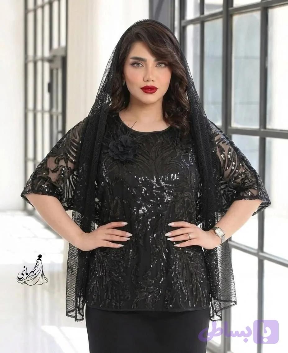 ماکسی مجلسی زنانه سایز بزرگ (پریا)