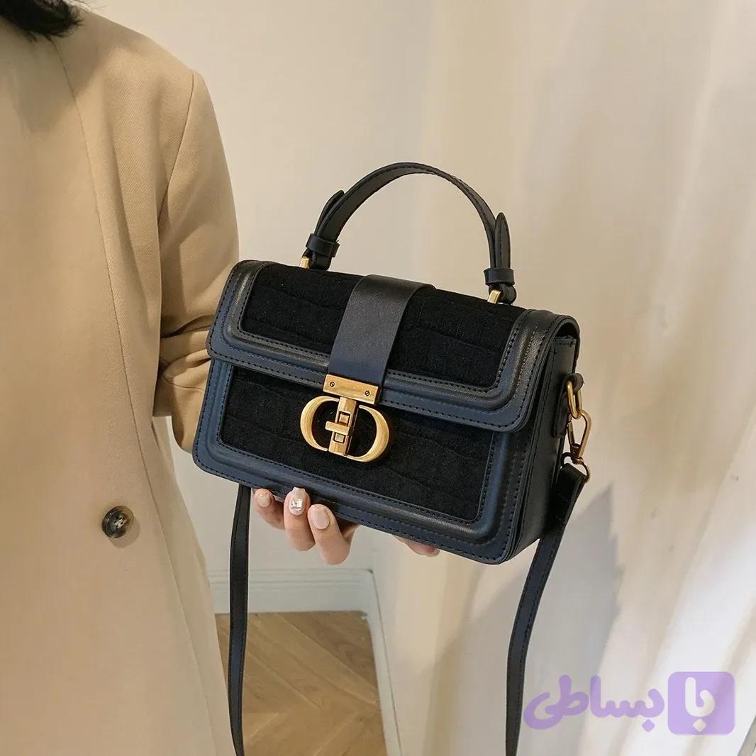 کیف زنانه وارداتی چرم و جیر کد۱۳ - فروشگاه کیف بست | Kifbest