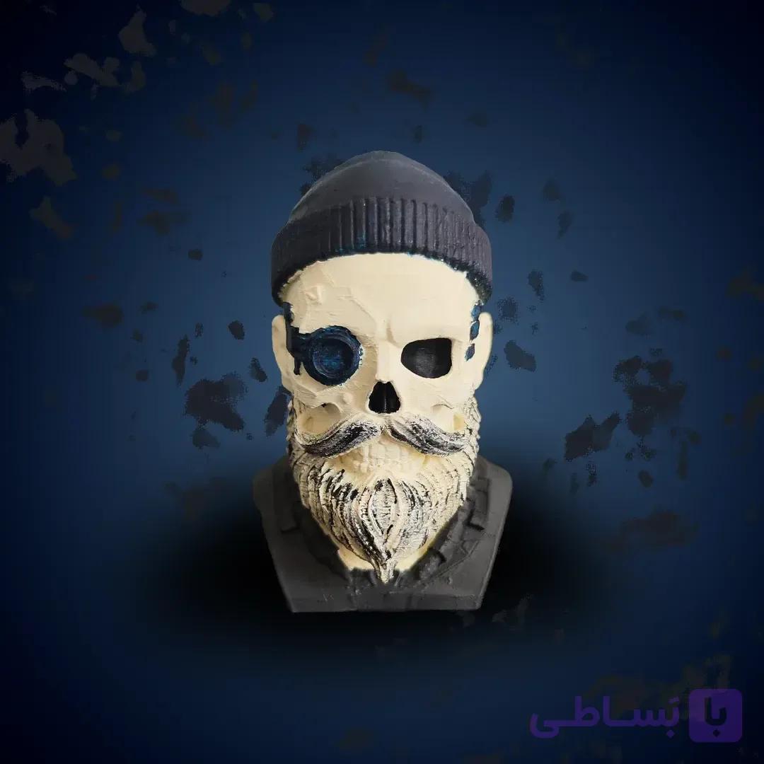فیگور مرد سایبرپانک چاپ سه‌بعدی – رنگ‌آمیزی آکریلیک — تصویر 1