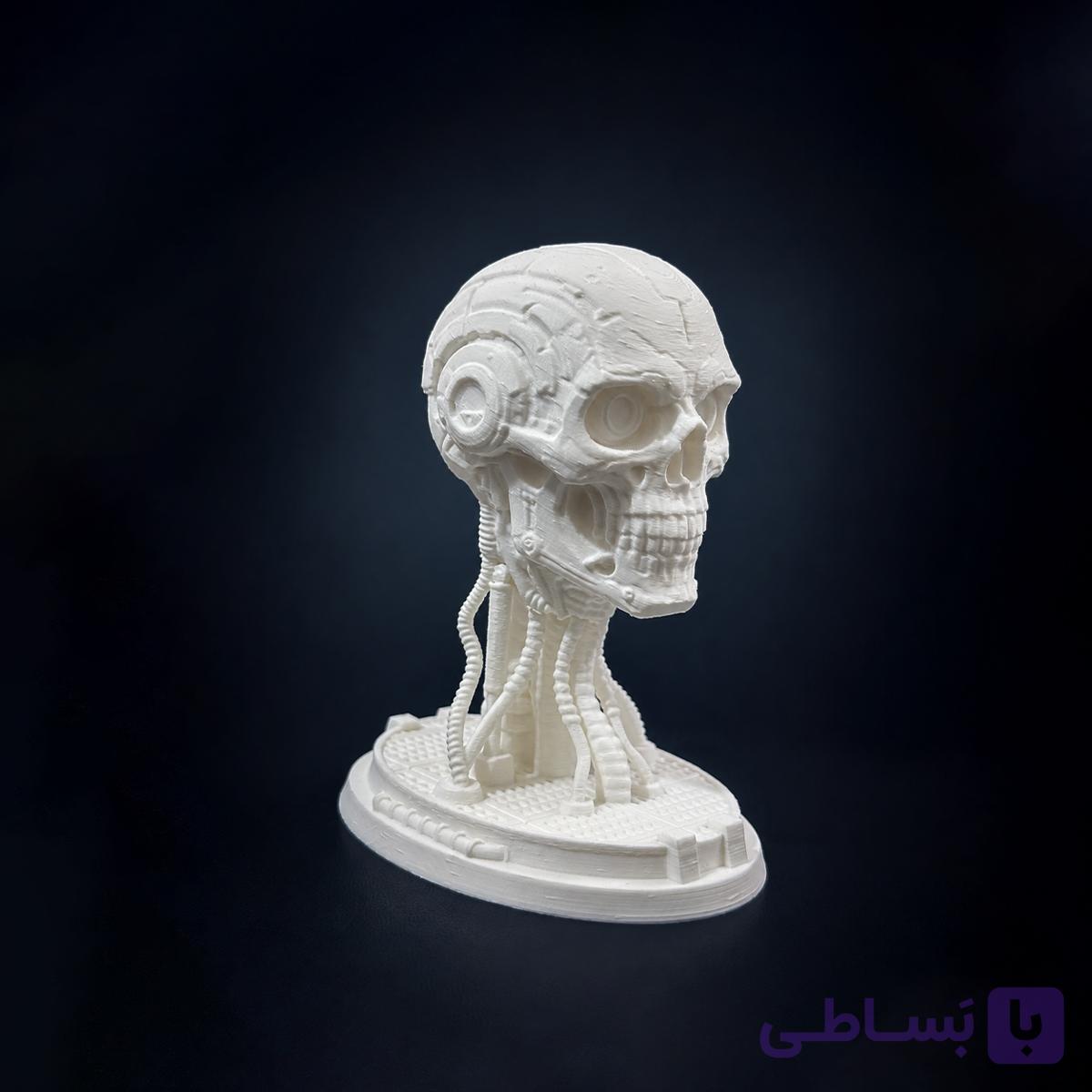 فیگور جمجمه ترمیناتور چاپ سه‌بعدی PLA