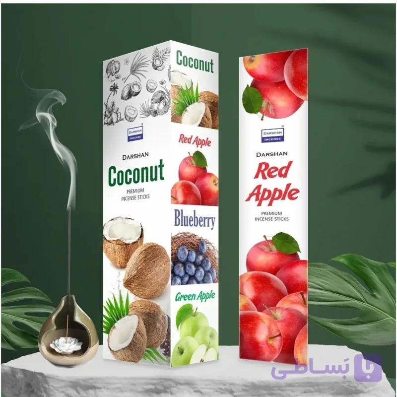 عود خوشبوکننده رایحه سیب قرمز(Red Apple) برند دارشان( Darshan)