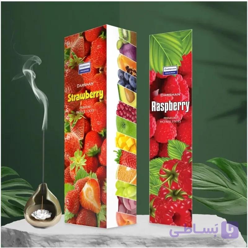 عود خوشبوکننده رایحه تمشک(Raspberry) برند دارشان( Darshan)