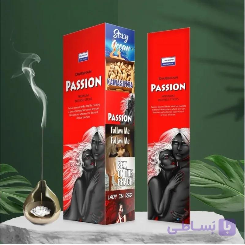 عود خوشبوکننده رایحه ای شور عشق(Passion) برند دارشان( Darshan)