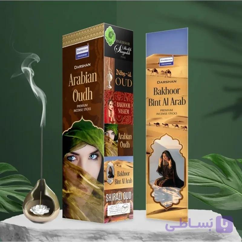 عود خوشبوکننده رایحه بخور بنت العرب(Bint Al Arab Bakhoor) برند دارشان( Darshan)