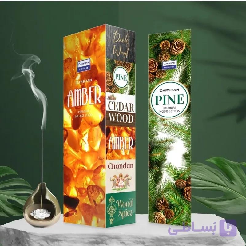 عود خوشبوکننده رایحه کاج(Pine) برند دارشان( Darshan)