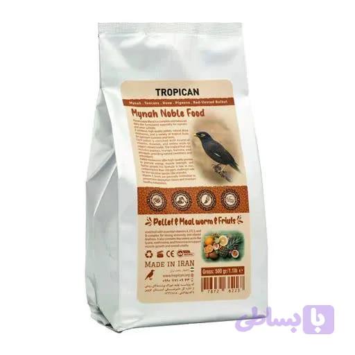غذای مرغ مینا تروپیکن مدل Mynah Essential بسته ۵۰۰ گرمی — تصویر 1