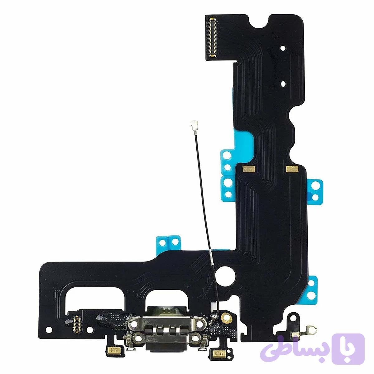 فلت شارژ آیفون ۷ پلاس مشکی | Flat Charge iPhone 7 Plus Black
