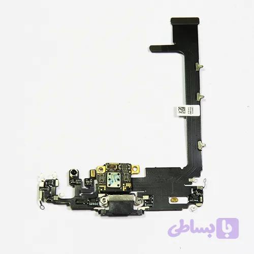 فلت شارژ آیفون ۱۱ پرو مکس مشکی | Flat Charge iPhone 11 Pro Max اصل