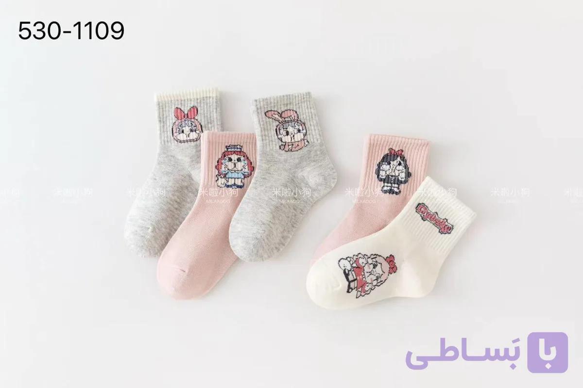 جوراب نخی دخترانه