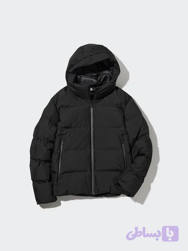 کاپشن پر مردانه برند یونیکلو Uniqlo Seamless Down Parka (3D cut) black — تصویر 1