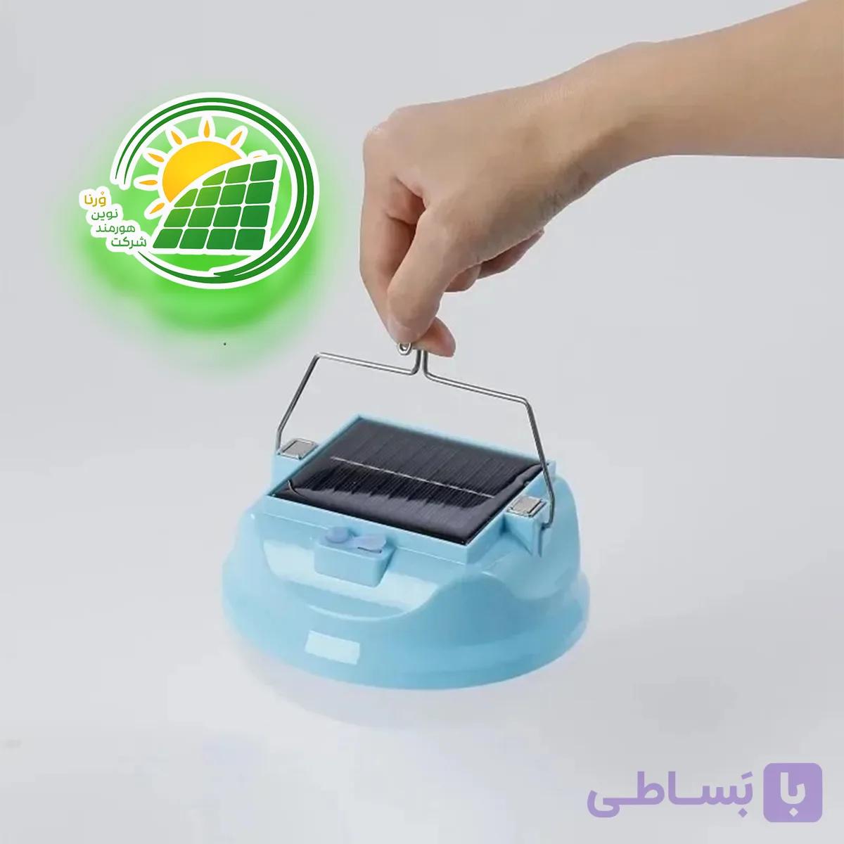 چراغ شارژی و خورشیدی آویزی مدل IR-MD7110-L — تصویر 1