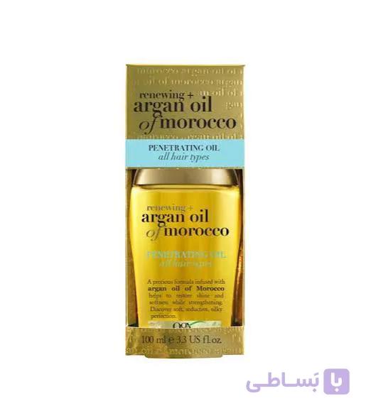 روغن مو او جی ایکس مدل Renewing + Argan Oil of Morocco (روغن آرگان مراکش)