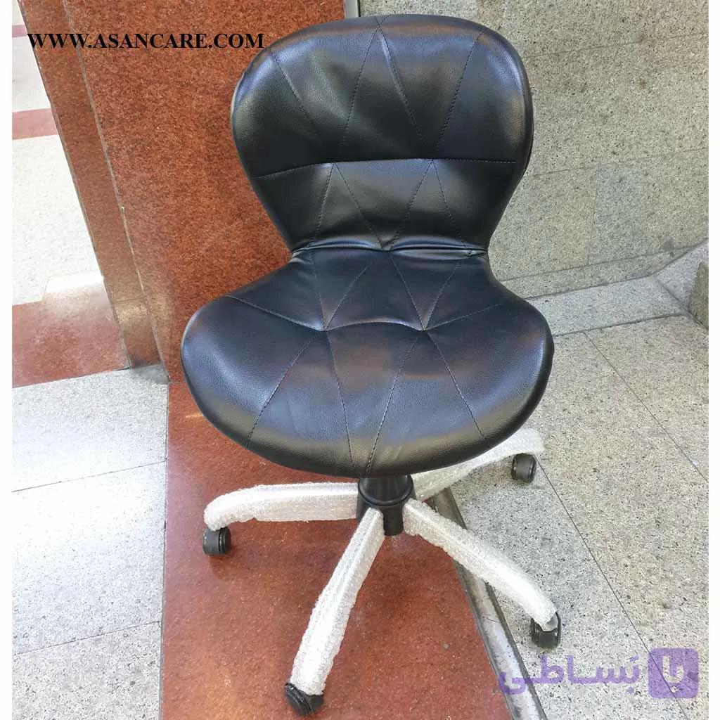 صندلی چرخدار میز تحریر مدل زین اسبی اپن و مغازه — تصویر 1