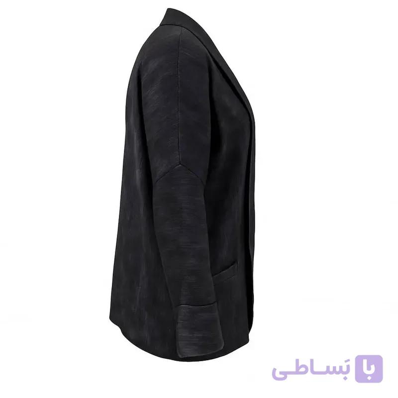 مانتو زنانه الیزه شانتون گازوییلی فری سایز آستین کیمانو مغزی دوزی شده