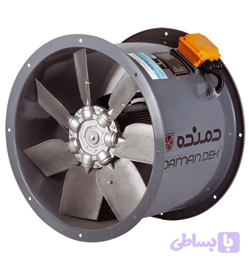 فن آکسیال سیلندری دمنده مدل DASP-KN100-4T-800-17deg