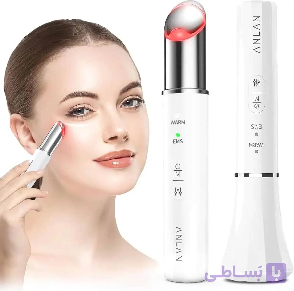 ماساژور و دستگاه مراقبت دور چشم و صورت ANLAN مدل AMYY31 با EMS — تصویر 1