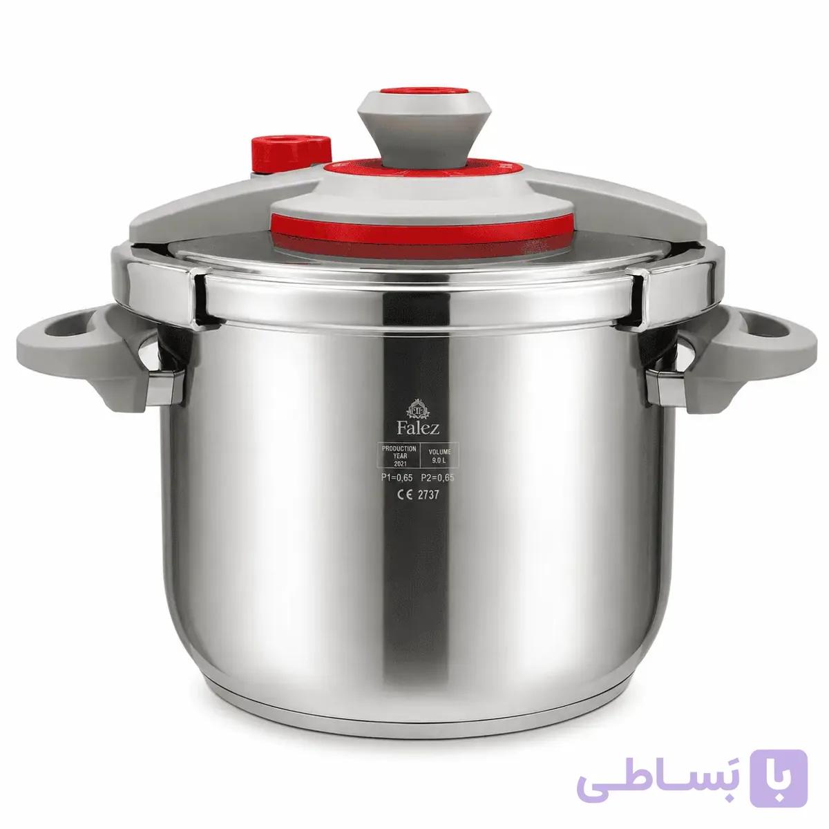 زودپز روگازی 9 لیتری فالز ترکیه سری Falez Proficook — تصویر 1