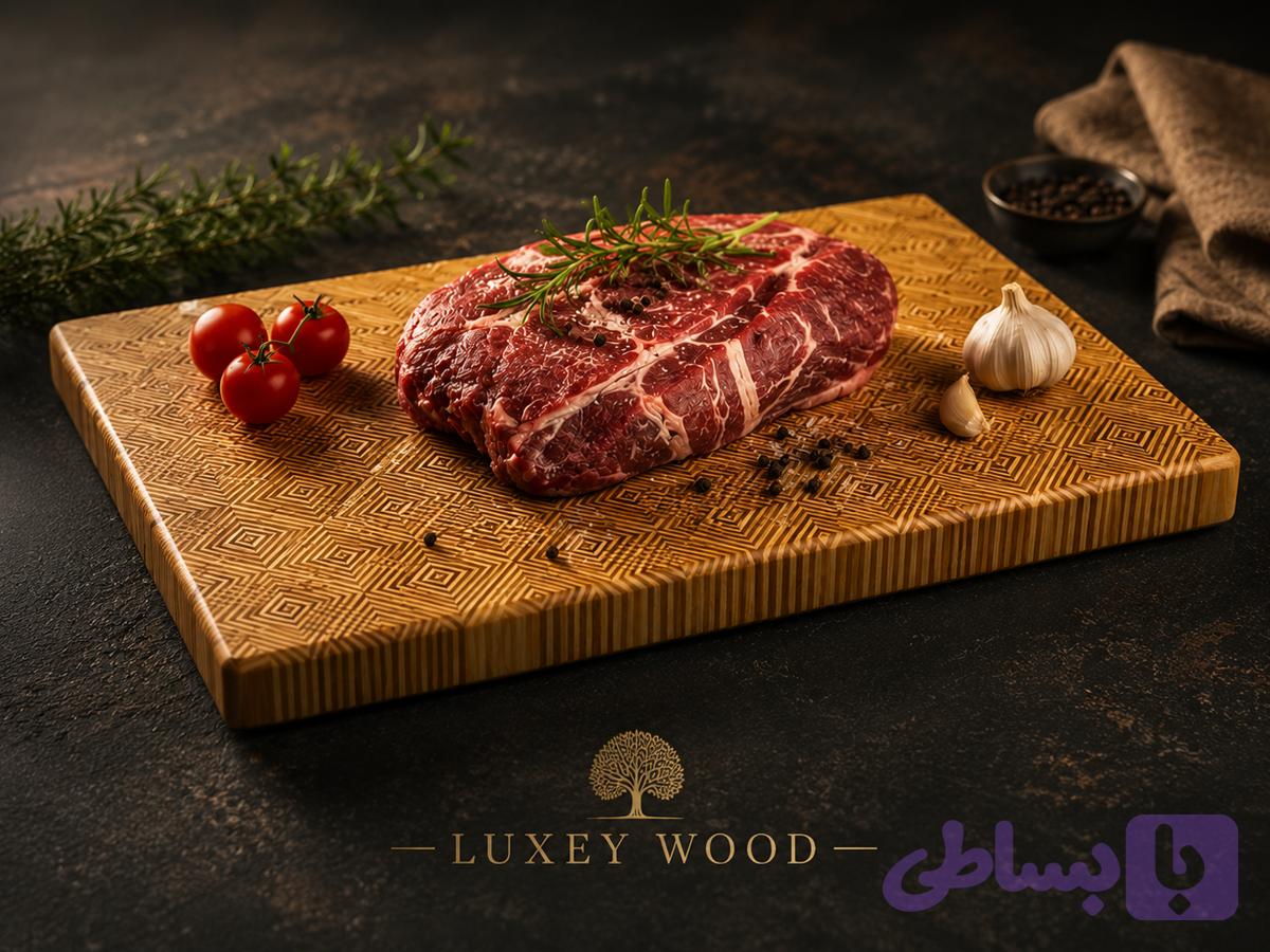 تخته گوشت لوکس با متریال پلی وود ضدآب و چسب ضد آب