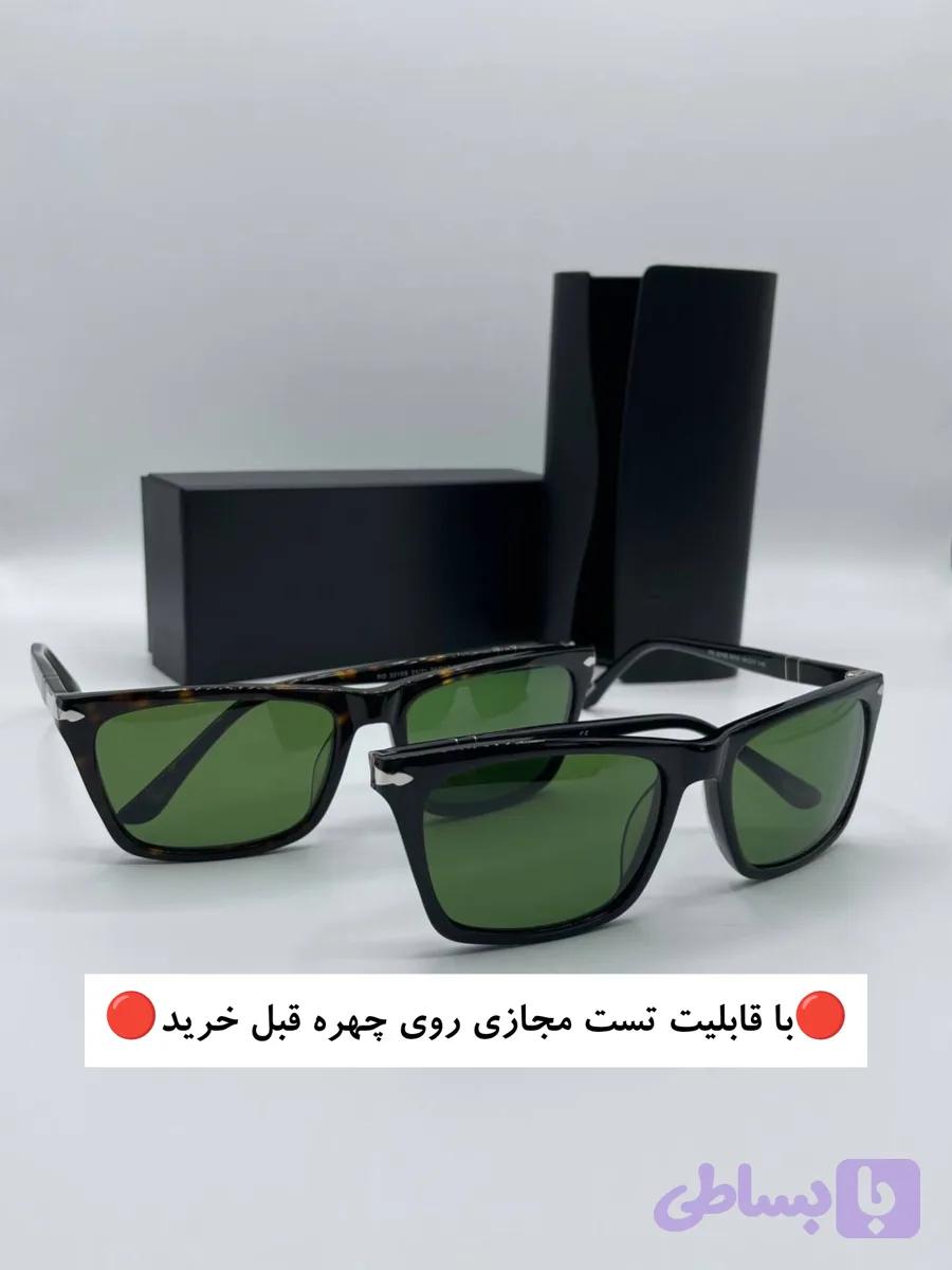 عینک آفتابی مسترکوالیتی مردانه vu400 پرسول persol po3222s مناسب رانندگان جاده[[تست مجازی عینک روی چهره قبل از خرید]]