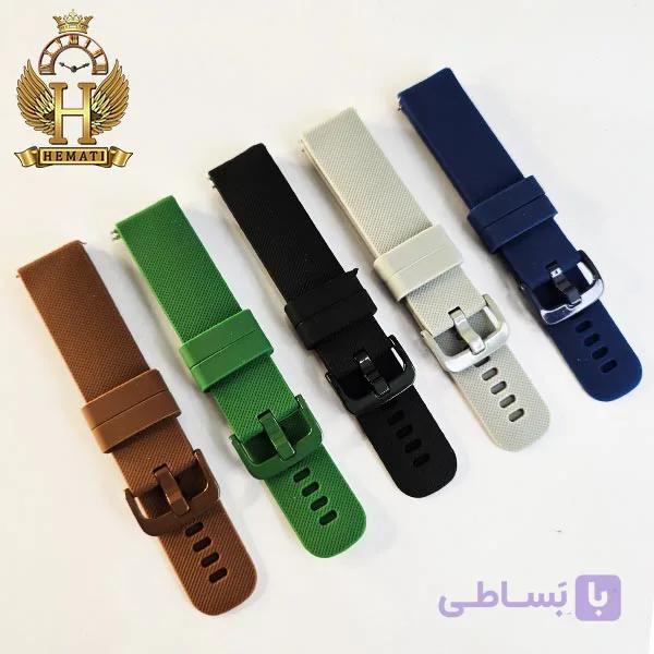 بند ساعت مچی سیلیکونی طرح دار BAND16202 (سایز 20) — تصویر 1