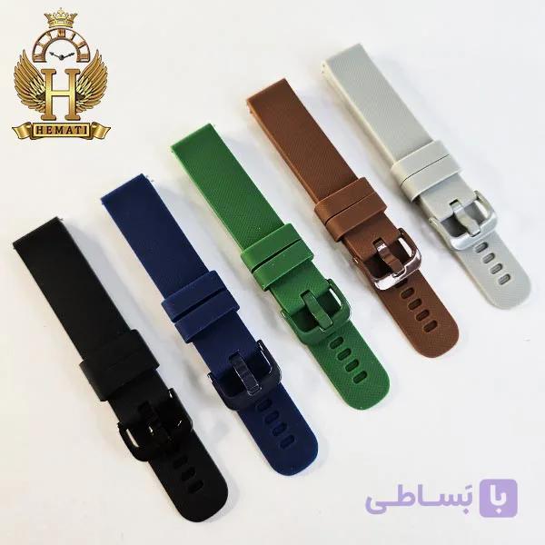 بند ساعت مچی سیلیکونی طرح دار BAND16201 (سایز 18) — تصویر 1