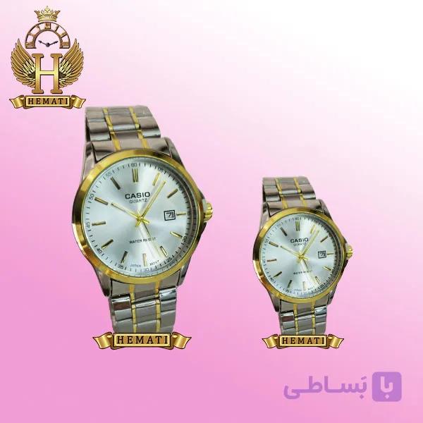 ساعت ست مردانه و زنانه کاسیو CAST310 (نقره ای طلایی) — تصویر 1
