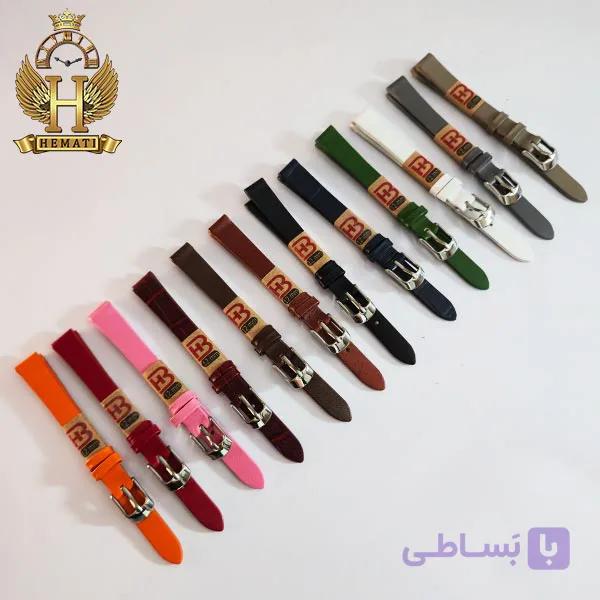 بند چرم طبیعی ساعت مچی ساده بدون دوخت BNCHT202 (سایز 12) — تصویر 1