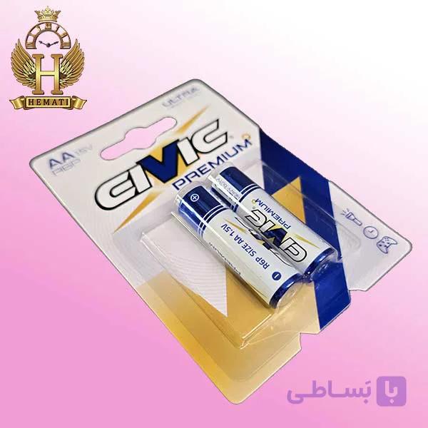 باتری قلمی سیویک پریمیوم CIVIC PREMIUM ULTRA HEAVY DUTY AAA (کارت 2 عددی) — تصویر 1