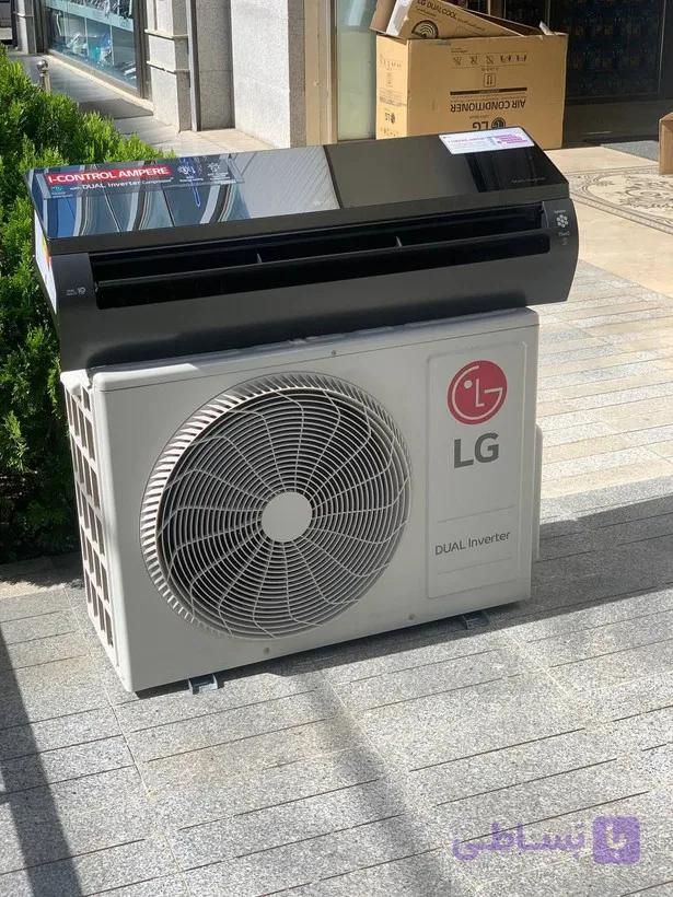 کولر گازی ال جی 26000 پنل مشکی متور T4 مدل ARTN26K