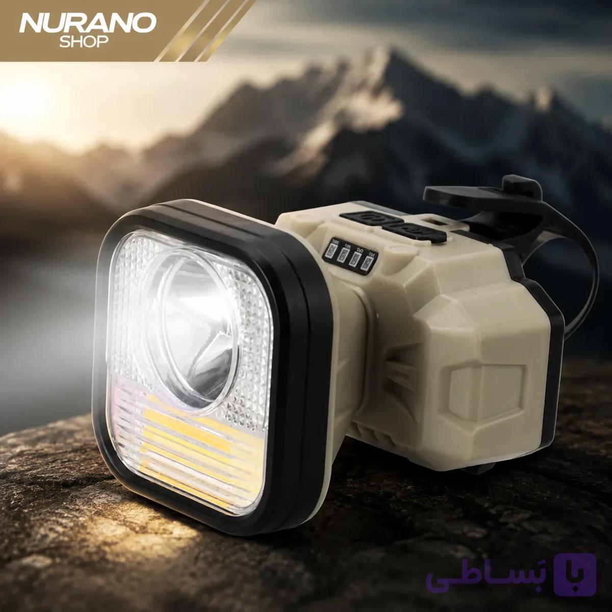 چراغ پیشانی HX-825X | برند SMALL SUN، هدلایت دوکاره مناسب کوهنوردی، دوچرخه و کمپینگ — تصویر 1