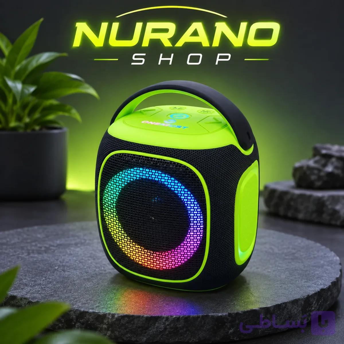 اسپیکر بلوتوثی ONEMUST مدل OM-S06 | توان 30 وات، Bluetooth 5.4، نورپردازی RGB — تصویر 1