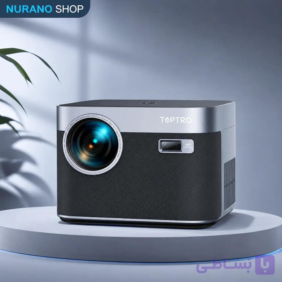 ویدئو پروژکتور TOPTRO X7 | پشتیبانی از 4K و Wi-Fi 6 و Bluetooth 5.2 — تصویر 1