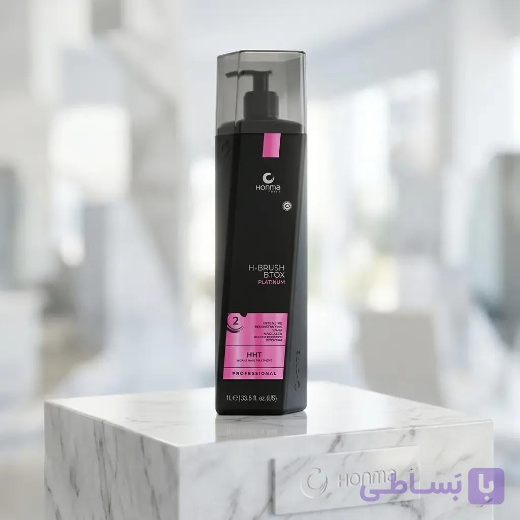 بوتاکس مو هونما پلاتینیوم (H-Brush Platinum) اصل 1000 میل — تصویر 1