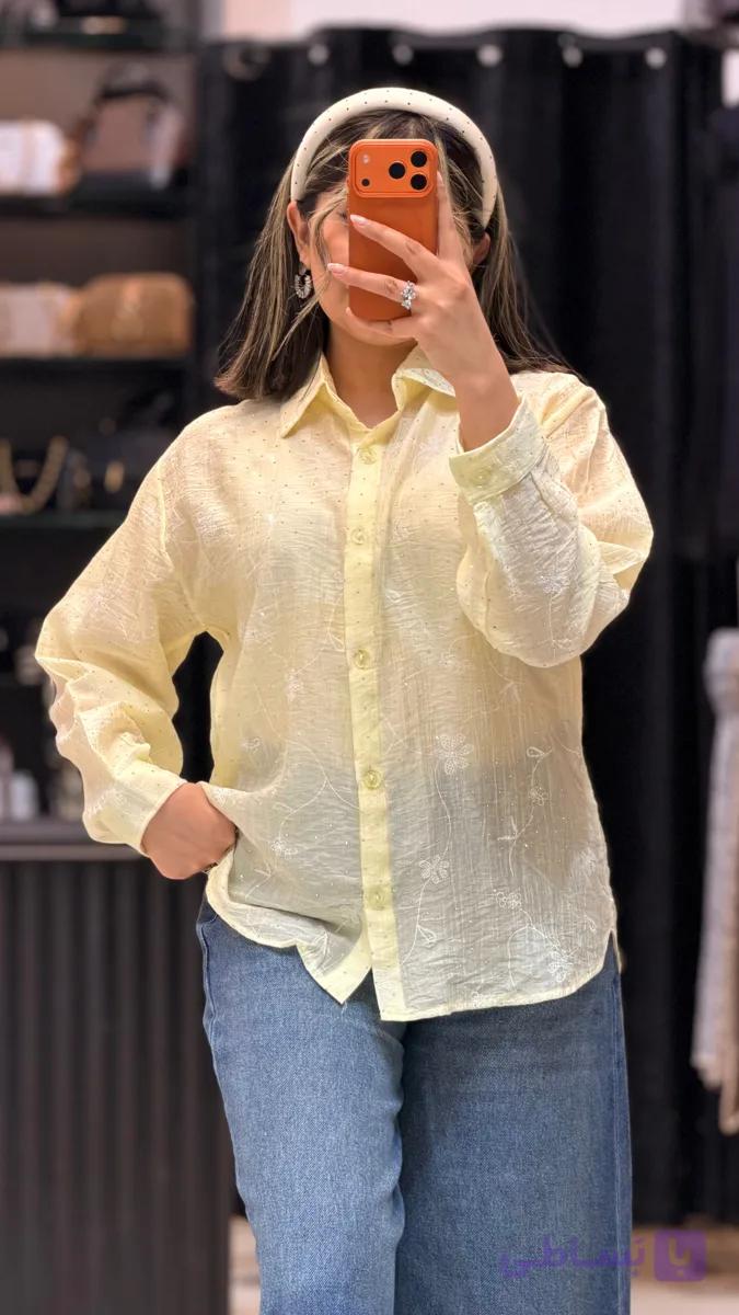 شومیز نگین‌دار کد۴
