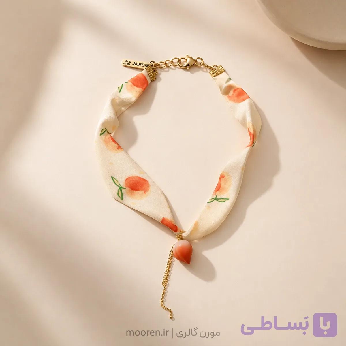 گردنبند چوکر هلو — تصویر 1