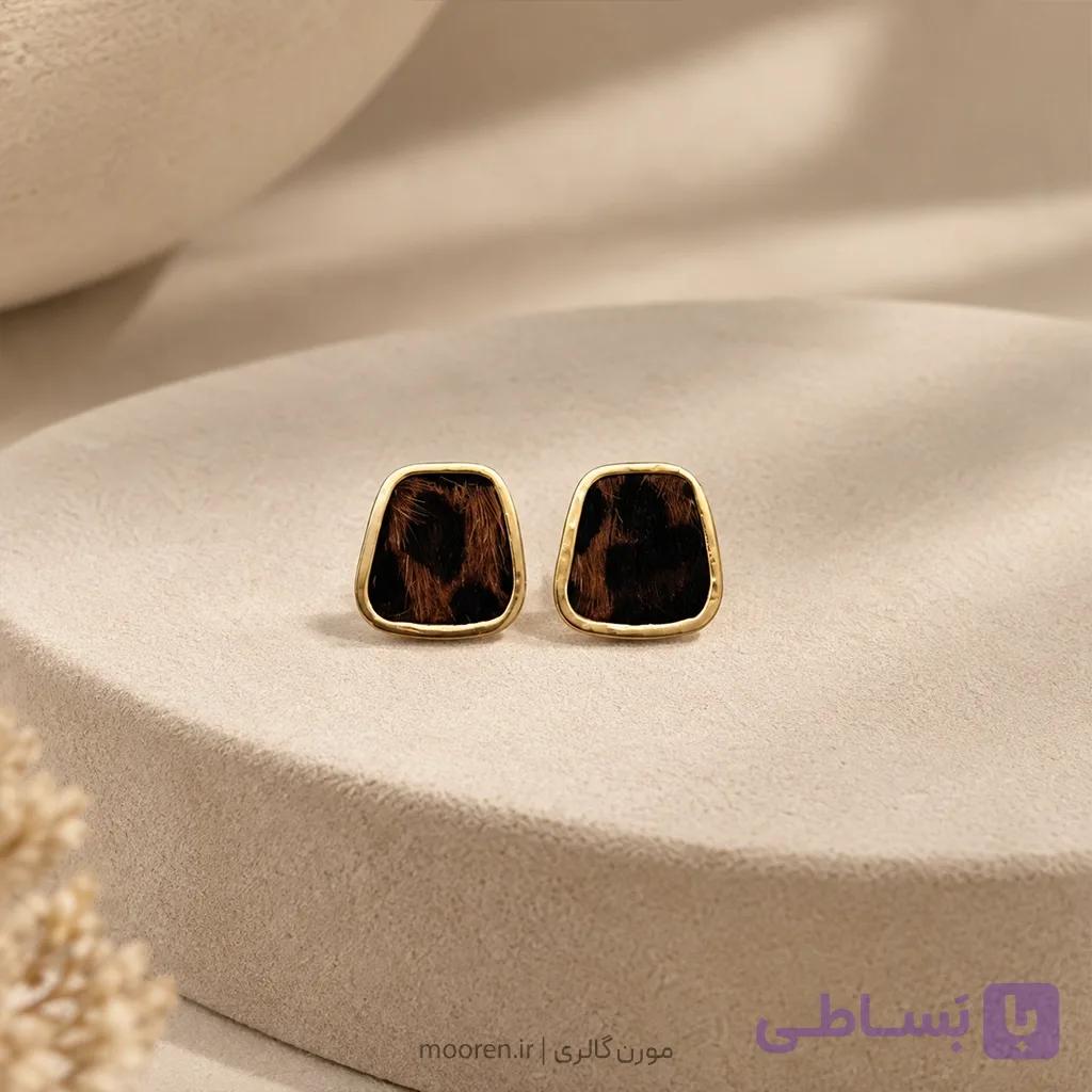 گوشواره فشن طرح پلنگی — تصویر 1