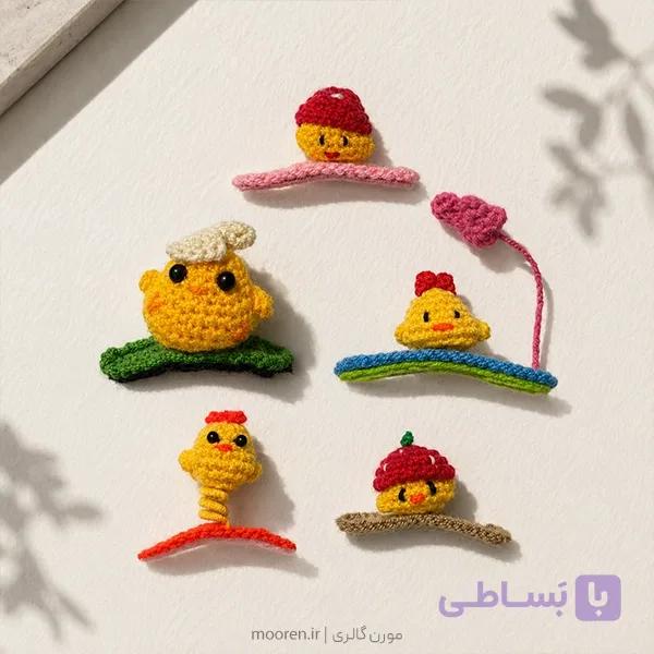 گیره مو مدل جوجه — تصویر 1