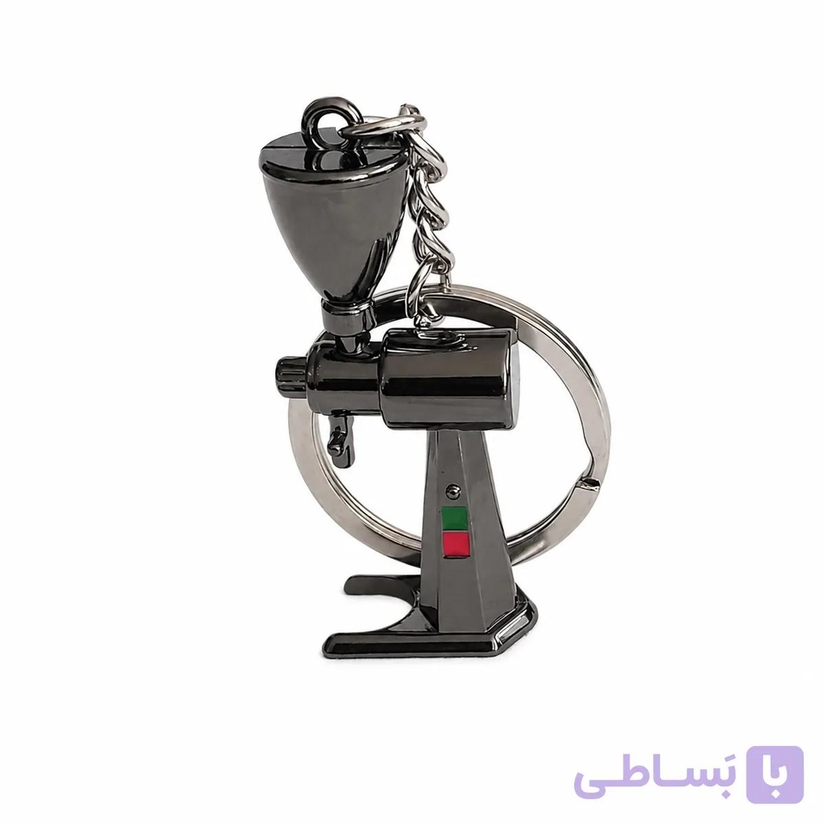 جاکلیدی (جاسوئیچی) طرح آسیاب قهوه 2 مشکی — تصویر 1